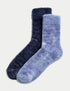 Marks & Spencer "2pk Velvet Ankle High Socks"